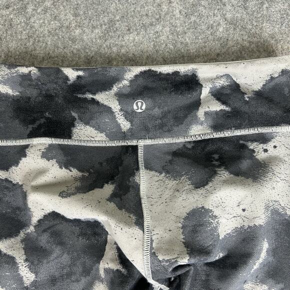Lululemon Wunder Under Pant Luon Size 6 Floral Platoon Silver Spoon FPSS 39689 - Picture 7 of 8